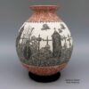 Hector Javier Martinez, zzcg2k281m2, Polychrome jar with flared opening and sgraffito Day of the Dead design - Image 2