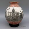 Hector Javier Martinez, zzcg2k281m2, Polychrome jar with flared opening and sgraffito Day of the Dead design - Image 3