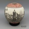 Hector Javier Martinez, zzcg2k281m7: Polychrome jar with sgraffito Day of the Dead design