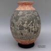 Hector Javier Martinez, zzcg2k282m6: Polychrome jar with sgraffito Night of the Dead motif - Image 4