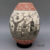 Hector Javier Martinez, zzcg2k282m7: Polychrome jar with sgraffito Day of the Dead design - Image 2