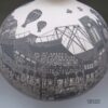 Hector Javier Martinez, zzcg3a030, Large black and white jar with flared opening and sgraffito Day of the Dead in Santa Fe design - Image 9
