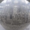 Hector Javier Martinez, zzcg3a030, Large black and white jar with flared opening and sgraffito Day of the Dead in Santa Fe design - Image 5