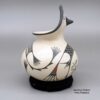 Angela Corona, zzcg3b113, Owl effigy with an owl, branch and geometric design - Image 2