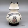 Angela Corona, zzcg3b114, Owl effigy with an owl, branch and geometric design - Image 3