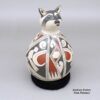 Gerardo Tena, zzcg3c213m6, Raccoon effigy jar with bird and geometric design