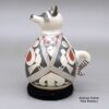 Gerardo Tena, zzcg3c213m6, Raccoon effigy jar with bird and geometric design - Image 4
