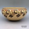 Jean Sahmie, zzho2h120: Polychrome bowl with geometric design and fire clouds - Image 3