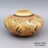 Neva Nampeyo, zzho2h336: Polychrome jar with geometric design and fire clouds