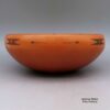 Gwen Setalla, zzho2l163, Black-on-red bowl with dragonfly, tadpole and geometric design - Image 4