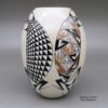 Sylvia Naha, zzho2m500, Polychrome jar with lizard, cornstalk and geometric design - Image 2