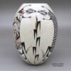 Sylvia Naha, zzho2m500, Polychrome jar with lizard, cornstalk and geometric design - Image 3