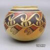 Fannie Nampeyo, zzho2m510, Polychrome bowl with a geometric design and fire clouds - Image 3