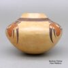Rachel Sahmie, zzho2m538, Small polychrome jar with fire clouds and a two panel geometric design - Image 2