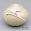 Iris Nampeyo, zzho2m539, Small buff bowl with an applique ear of corn design