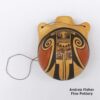 Unknown Hopi Artist, zzho3b534, Canteen with a geometric design and string handle