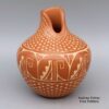 Carol Vigil, zzje2l196, Red jar with sgraffito geometric design