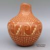Carol Vigil, zzje2l196, Red jar with sgraffito geometric design - Image 3