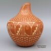 Carol Vigil, zzje2l196, Red jar with sgraffito geometric design - Image 4