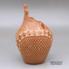 Wilma Baca Tosa, zzje2m143m1, Red jar with kiva step opening and geometric design - Image 4
