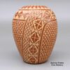Wilma Baca Tosa, zzje2m143m2, Red jar with sgraffito feather ring and geometric design - Image 3