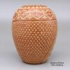 Wilma Baca Tosa, zzje2m143m2, Red jar with sgraffito feather ring and geometric design - Image 4