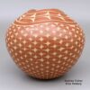 Carol Vigil, zzje2m231, Red bowl with sgraffito geometric design - Image 2