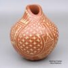 Carol Vigil, zzje2m232, Red jar with sgraffito geometric design