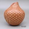 Carol Vigil, zzje2m232, Red jar with sgraffito geometric design - Image 2