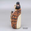 Chrislyn Fragua, zzje3a174m3, Polychrome corn maiden storyteller with one child - Image 4