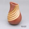 Dominique Toya, zzje3a190, Red jar with micaceous melon detail