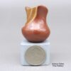 Dominique Toya, zzje3a191, Red jar with micaceous melon detail - Image 3