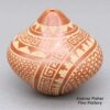 Wilma Baca Tosa, zzje3c212, Seed pot with sgraffito geometric design