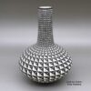 Robert Kasero Sr, zzla3c086, Black and white jar with a geometric design