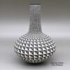 Robert Kasero Sr, zzla3c086, Black and white jar with a geometric design - Image 2