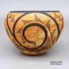 Calvin Analla Jr, zzla3c210, Marbleized clay bowl with a geometric design - Image 2