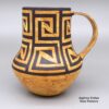 Calvin Analla Jr, zzla3c211, Marbleized clay pitcher with a geometric design - Image 3