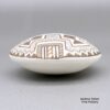 Kimo DeCora, zzle3b280m1, Black and white seed pot with a Mimbres geometric design - Image 3