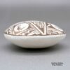 Kimo DeCora, zzle3b280m2, Black and white seed pot with a Mimbres bird and geometric design - Image 3