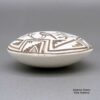 Kimo DeCora, zzle3b280m5, Black and white seed pot with a Mimbres bird, branch, and geometric design - Image 3