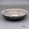 Kimo DeCora, zzle3b281, Black and white bowl with a Mimbres bat and geometric design - Image 2