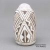 Kimo DeCora, zzle3b282m1, Small polychrome owl figure with a fine line and geometric design - Image 3