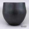Robert Vigil, zzna2m200, Micaceous black bowl with sgraffito bear paw - Image 2