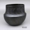 Robert Vigil, zzna3b100, Micaceous black jar with a geometric design