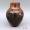 Alice Cling, zznv2g020m1, Brown jar with fire clouds - Image 3