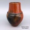 Alice Cling, zznv2g022, Brown jar with biyo and fire clouds