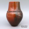 Alice Cling, zznv2g022, Brown jar with biyo and fire clouds - Image 2