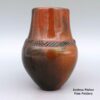 Alice Cling, zznv2g022, Brown jar with biyo and fire clouds - Image 3