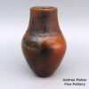 Alice Cling, zznv2g026, Brown jar with textured neck and fire clouds