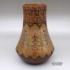 Nancy Yazzie, zznv3a190, Jar with a pine pitch coating and yei, cornstalk and Dineh carpet design